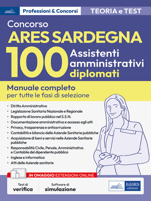 cover image of [EBOOK] Concorso ARES Sardegna-100 Assistenti amministrativi diplomati